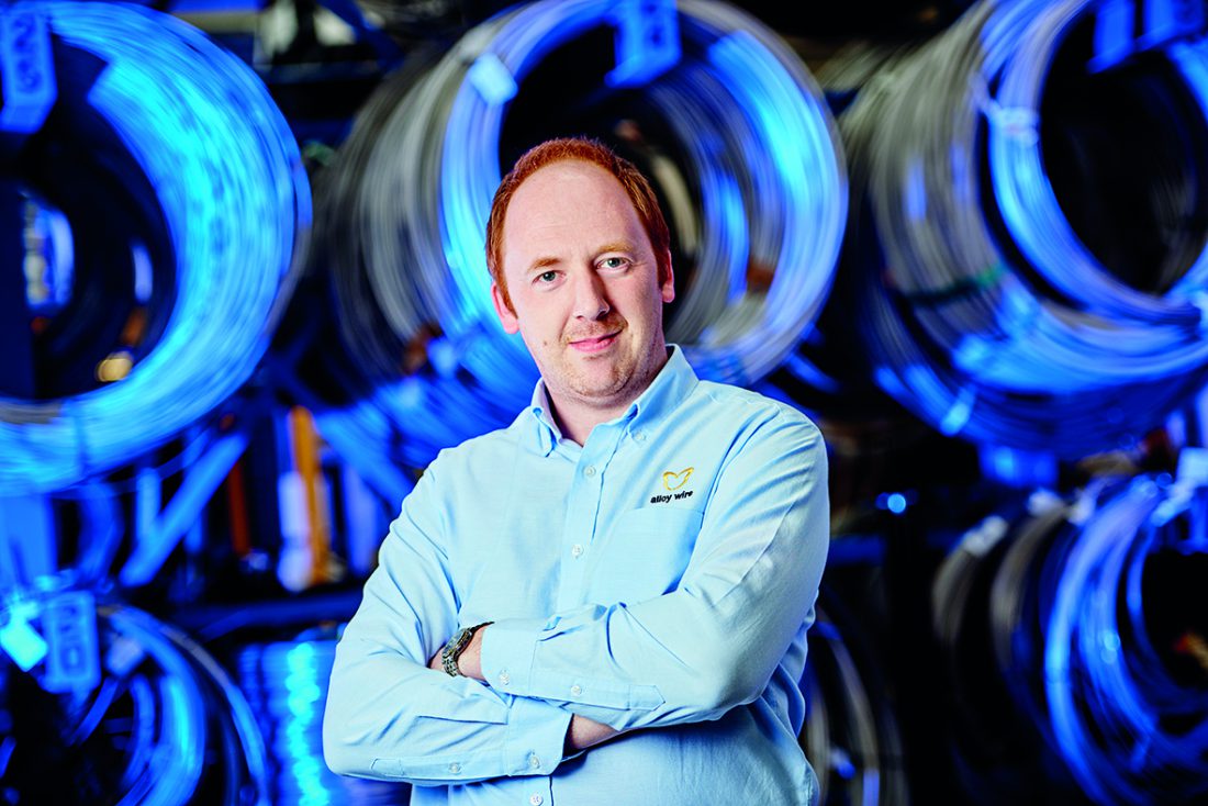 Prestige role for Kevin - Alloy Wire International 8